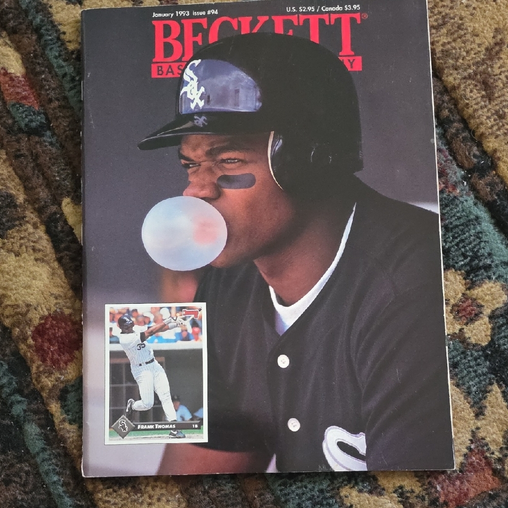 Beckett Baseball Card Monthly Magazine - Black & Red Cover